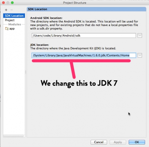 Update JDK to 7