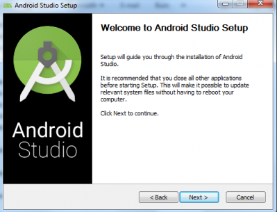 Follow the Android Studio wizard